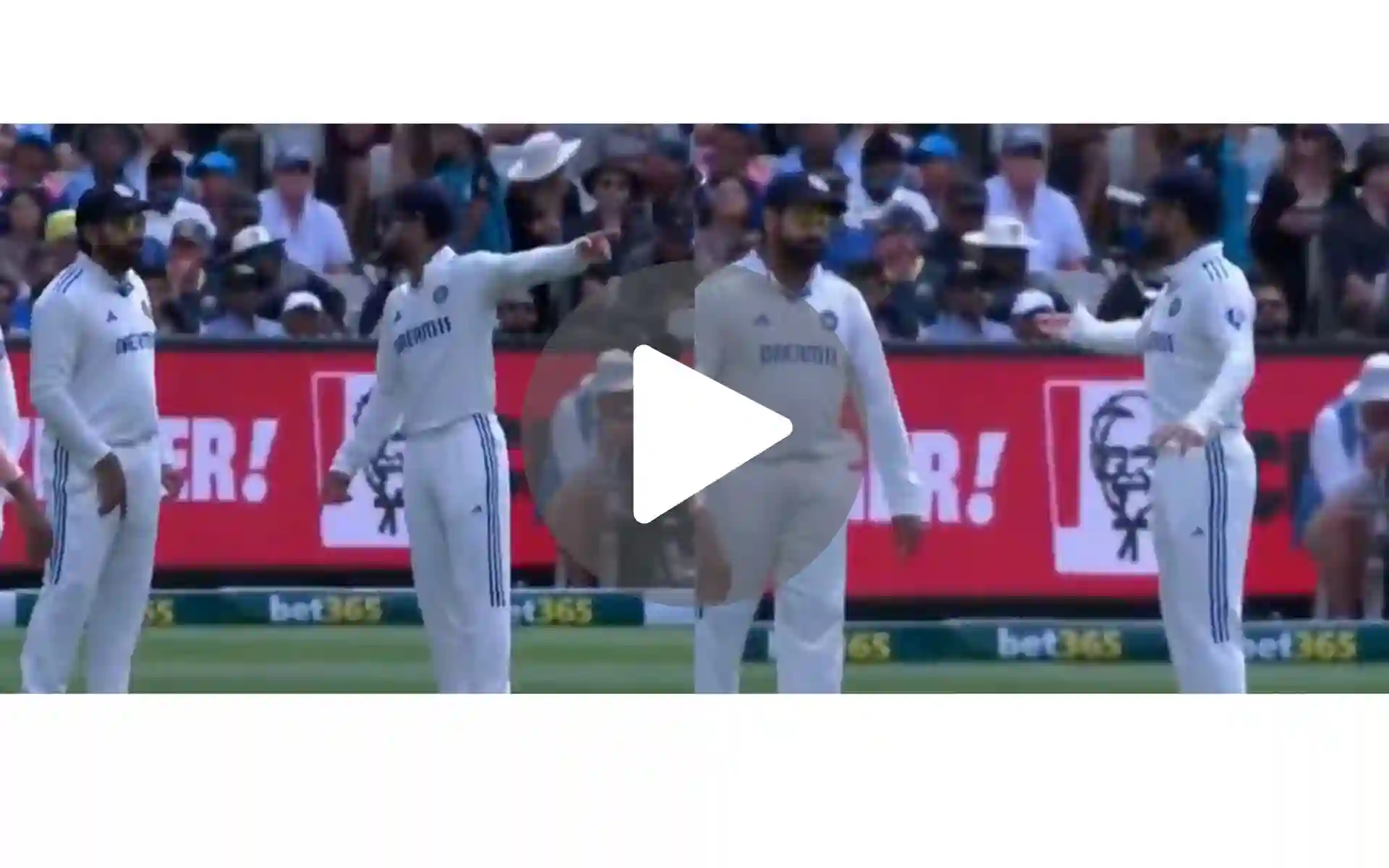 [Watch] Virat Kohli Takes Over Captaincy From Rohit Sharma; Sets Field During The MCG Test